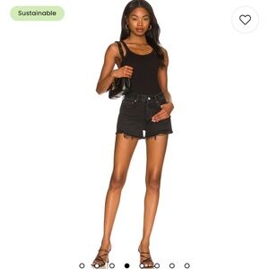Agolde Parker Short- Black